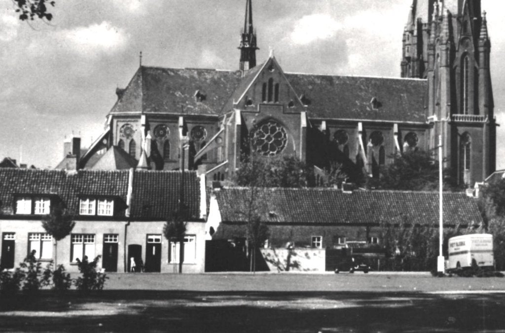 967783	Eindhoven	Catharinakerk	1959	Niet gelopen, Ophalen of Verzenden, 1940 tot 1960, Ongelopen, Noord-Brabant