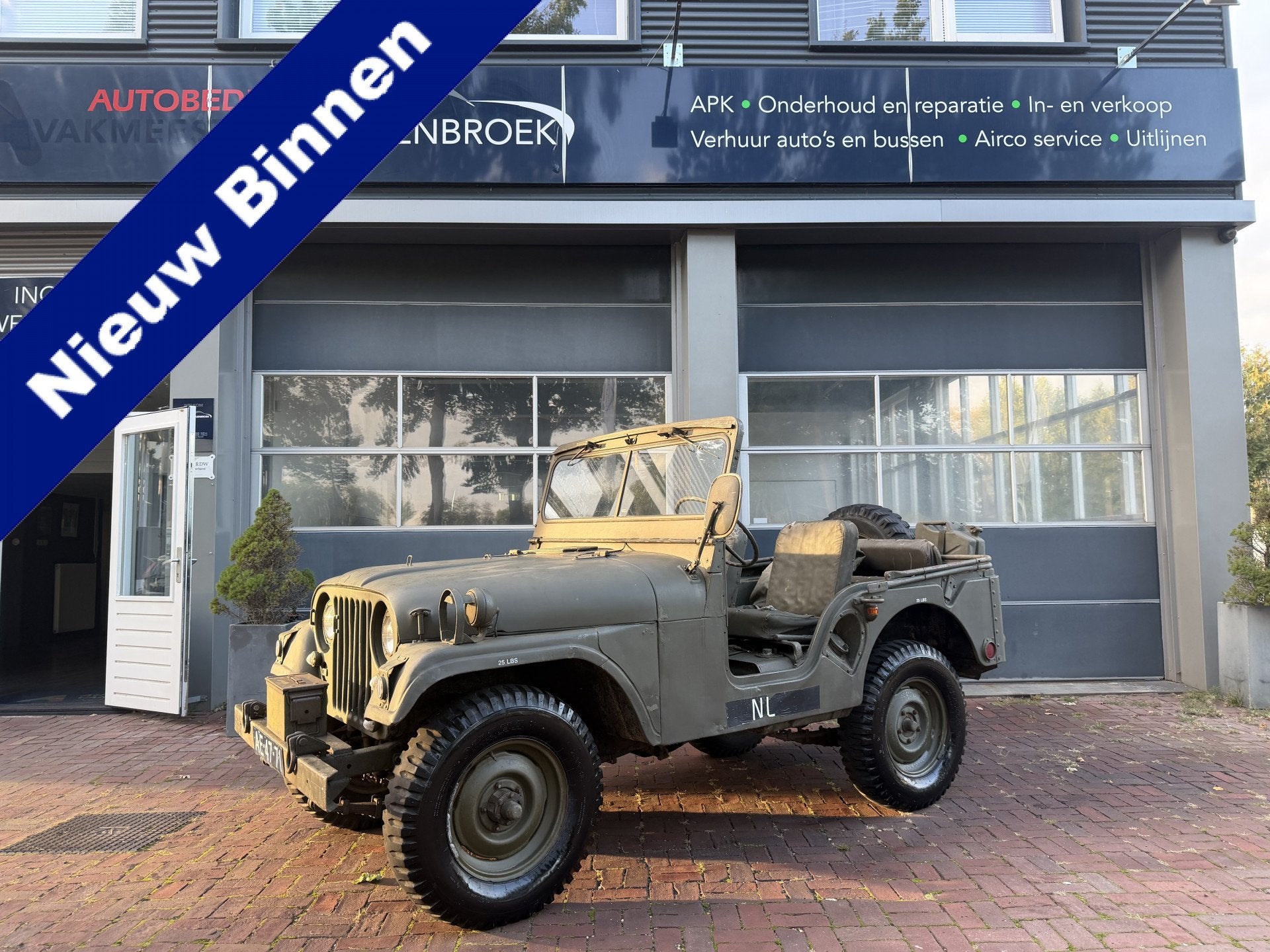 NEKAF M 38 A Uit 1962 – Echte Militaire Klassieker Uniek &, Auto's, Overige merken, Stof, Cabriolet, 4 stoelen