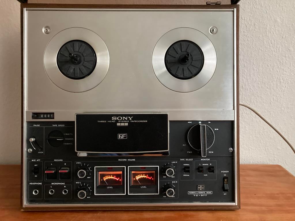SONY TC-377, Audio, Tv en Foto, Bandrecorders, Ophalen of Verzenden, Bandrecorder, Met stofkap