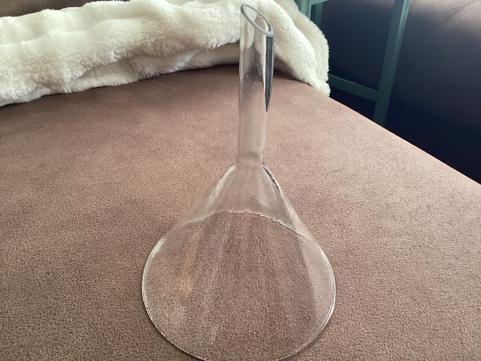 Glazen trechter - 17 cm lang, Ophalen of Verzenden