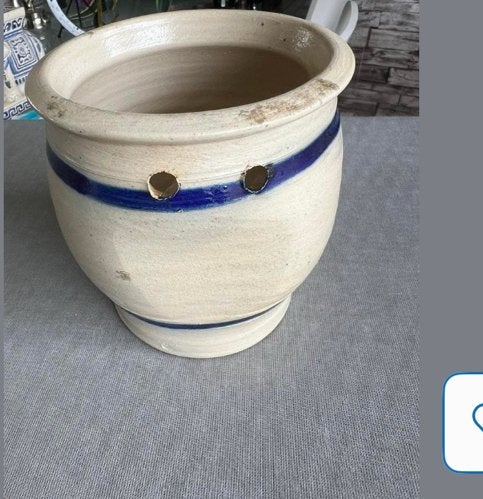 Oude zoutpot, Ophalen of Verzenden, Zo goed als nieuw