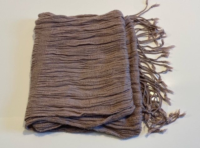 Oudroze foulard, Ophalen of Verzenden, Gedragen, Sjaal