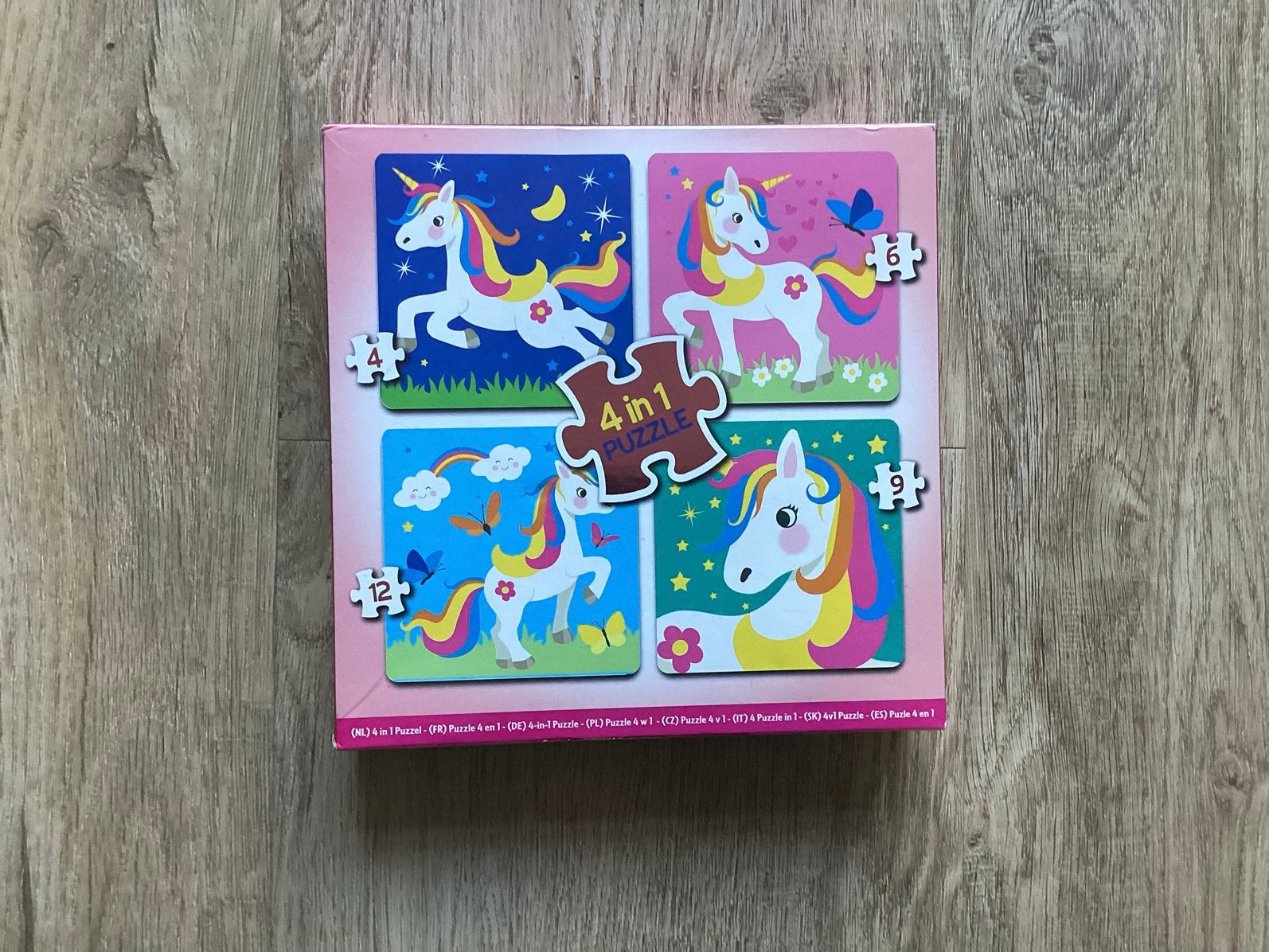 Unicorn puzzelset, Ophalen of Verzenden, Minder dan 10 stukjes, Gebruikt, 2 tot 4 jaar