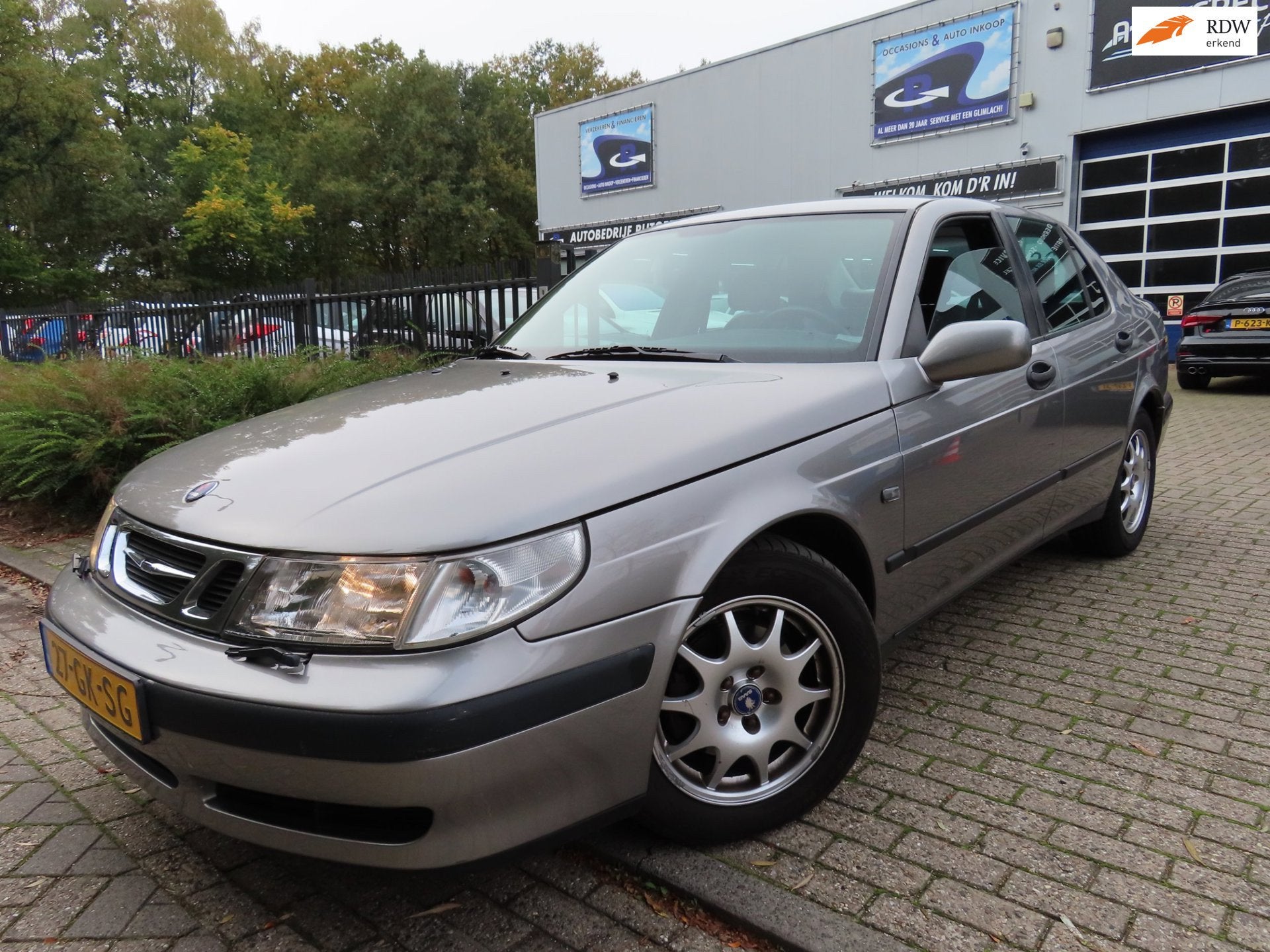 Saab 9-5 2.3t S, Auto's, Zwart, 2290 cc, Bedrijf, 750 kg