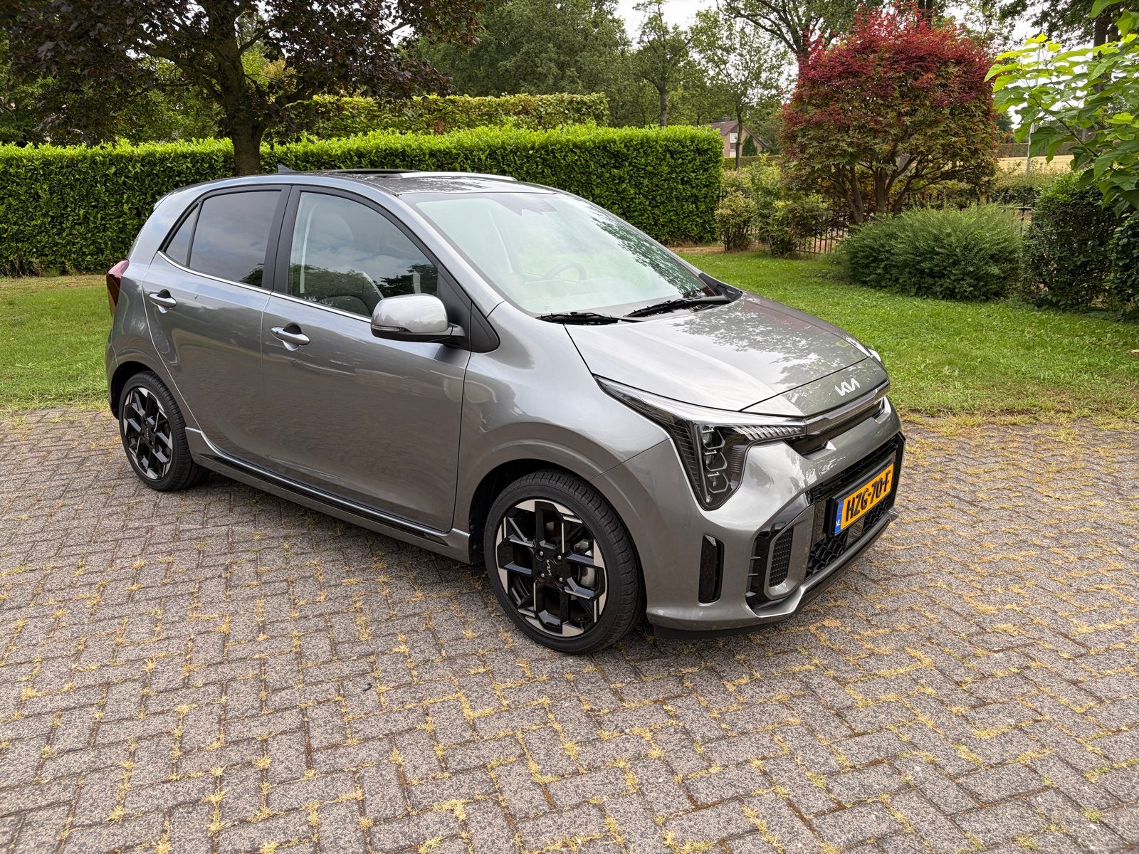 Kia Picanto 1.0 4-zits GT-line 8/2025 / 2432km!! Glascoating, Auto's, Kia, Voorwielaandrijving, 4 stoelen, Handgeschakeld, Particulier
