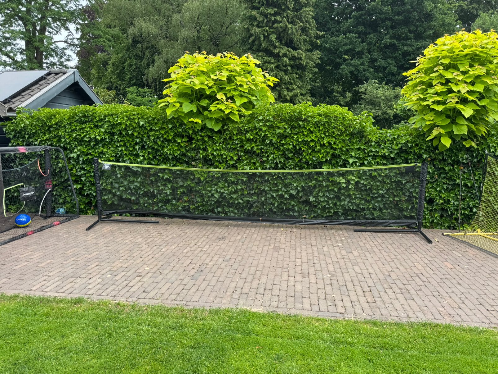 EXIT in hoogte verstelbaar sportnet 243x500cm, Ophalen, Zo goed als nieuw