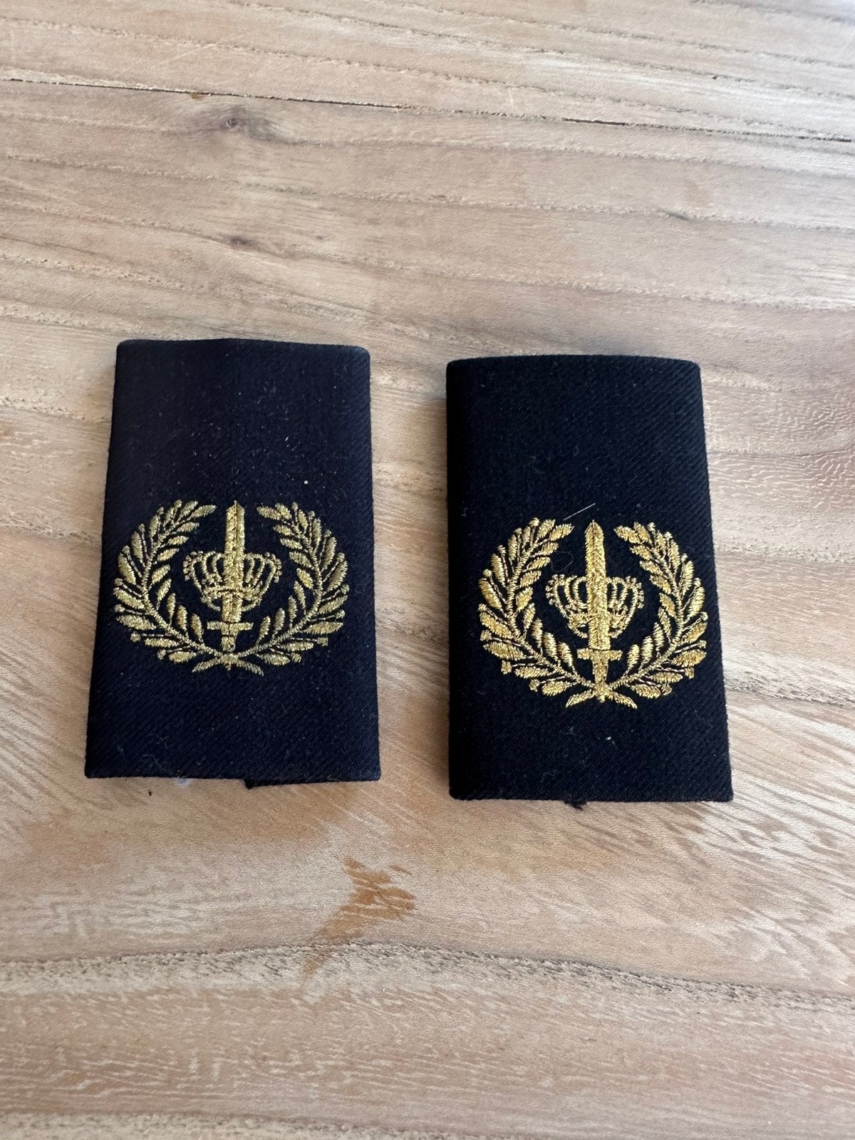 Set epauletten, rang Brigadier bij de Nederlandse politie., Ophalen of Verzenden, Gebruikt