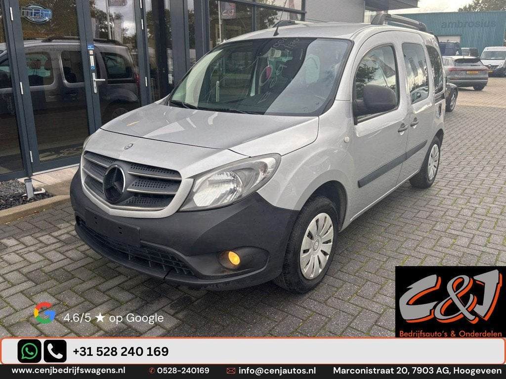 Mercedes-Benz Citan 109 CDI Ambiente 5 persoons airco cruise, Overige carrosserieën, Mercedes-Benz, Zilver of Grijs, Mercedes-Benz Nederland B.V.