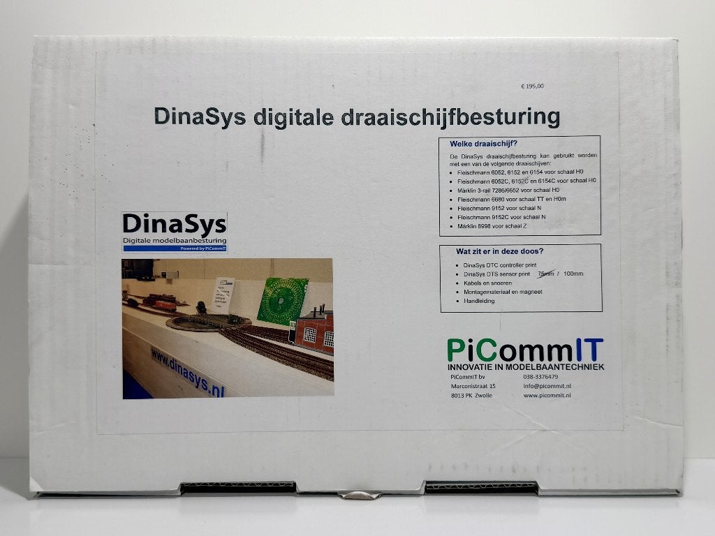 DINASYS digitale draaischijfbesturing voor div. spoorschalen, Hobby en Vrije tijd, Transformator of Voeding, Gelijkstroom of Wisselstroom
