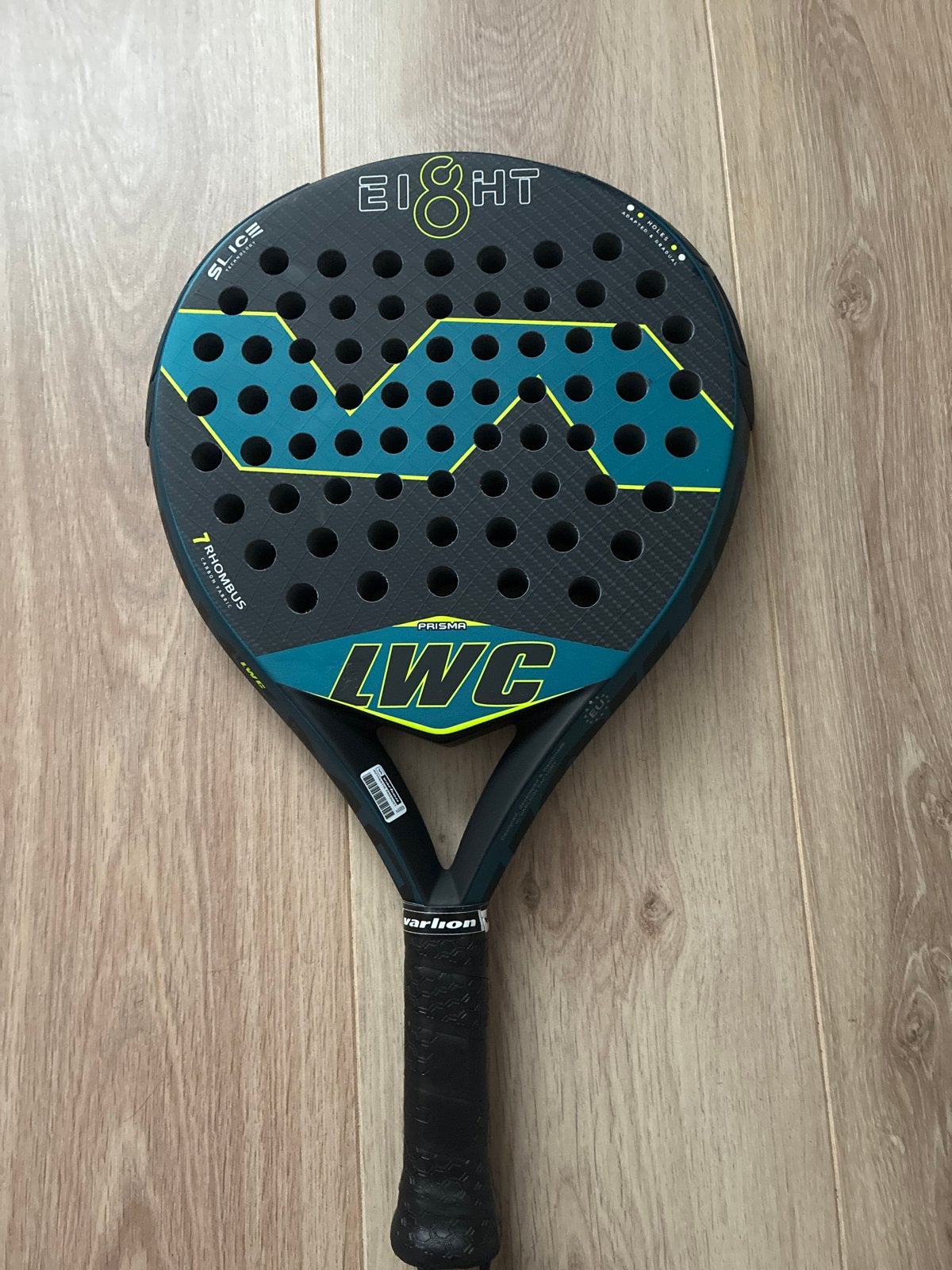 Varlion lw carbon 8 prisma padel racket, Ophalen of Verzenden, Zo goed als nieuw, Padelracket
