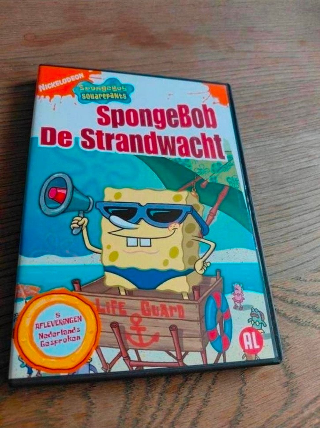 Spongebob Squarepants de strandwacht dvd., Europees, Gebruikt, Tekenfilm, Alle leeftijden