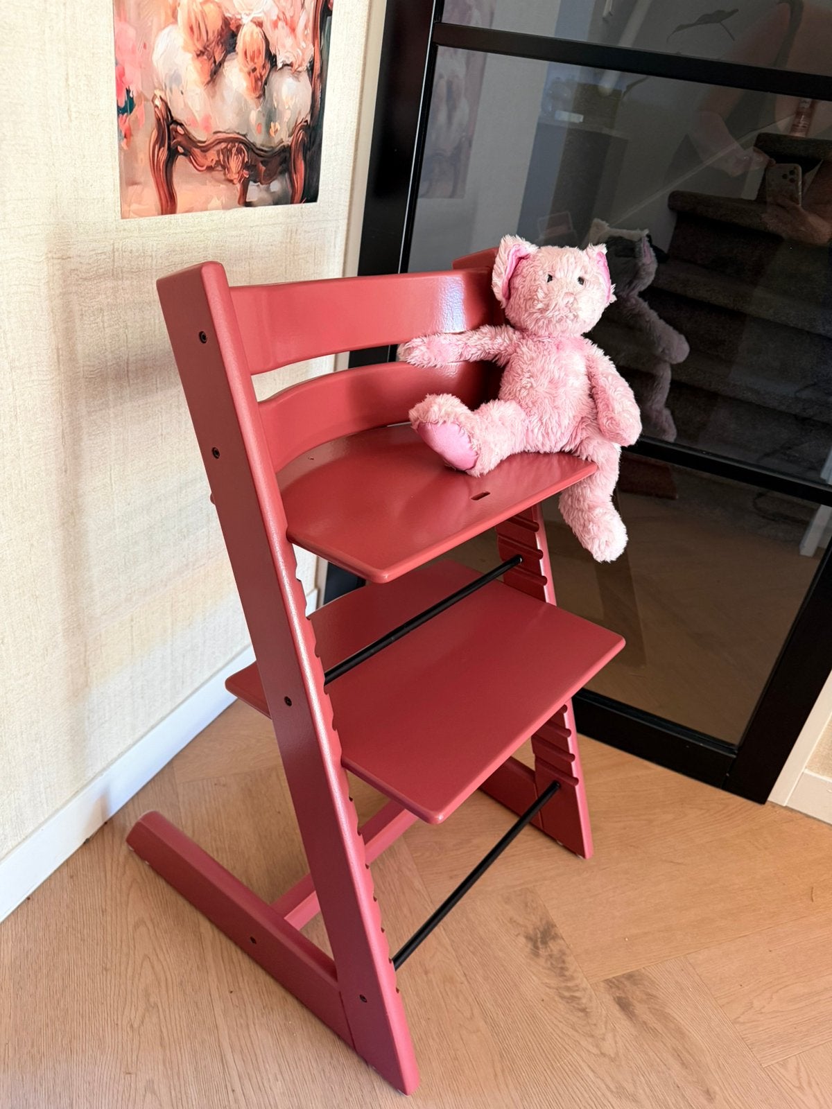 Vernieuwde Stokke Tripp Tripp Triptrap Trip trap kinderstoel, Ophalen, Zo goed als nieuw, Meegroeistoel