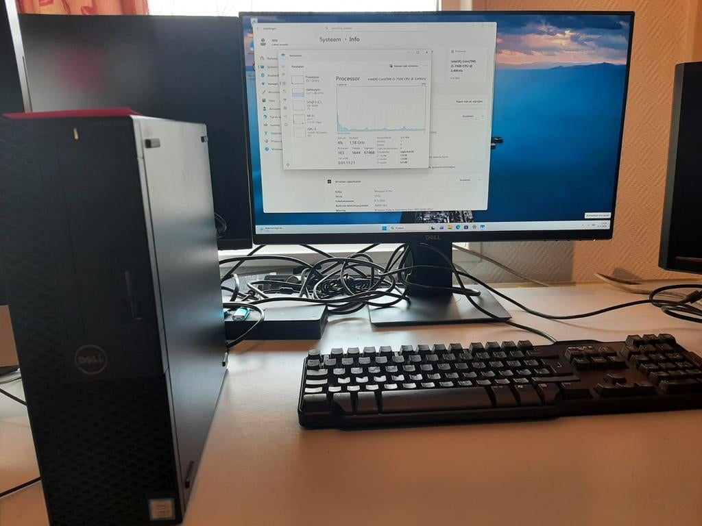 Dell OptiPlex 3050 Desktop Intel i5 8GB RAM 128GB SSD & wifi, Computers en Software, Desktop Pc's, Met monitor, 8 GB, Ophalen of Verzenden