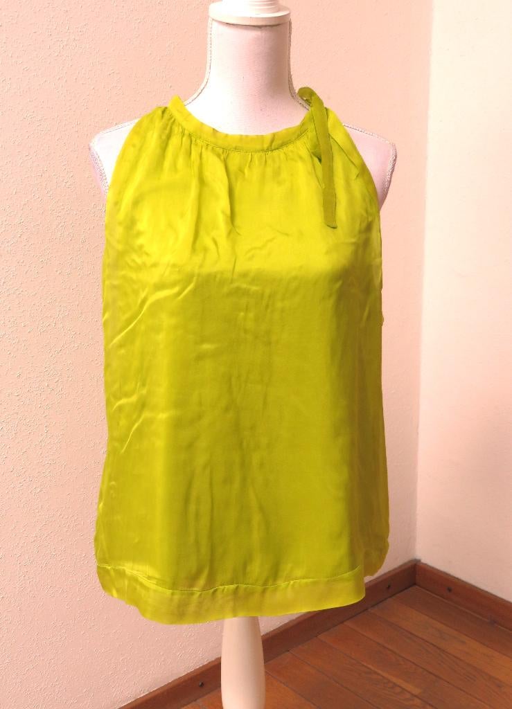 G77 AAIKO blouse top citroen geel 30% zijde S 36, Aaiko, Geel, Ophalen of Verzenden, Zo goed als nieuw