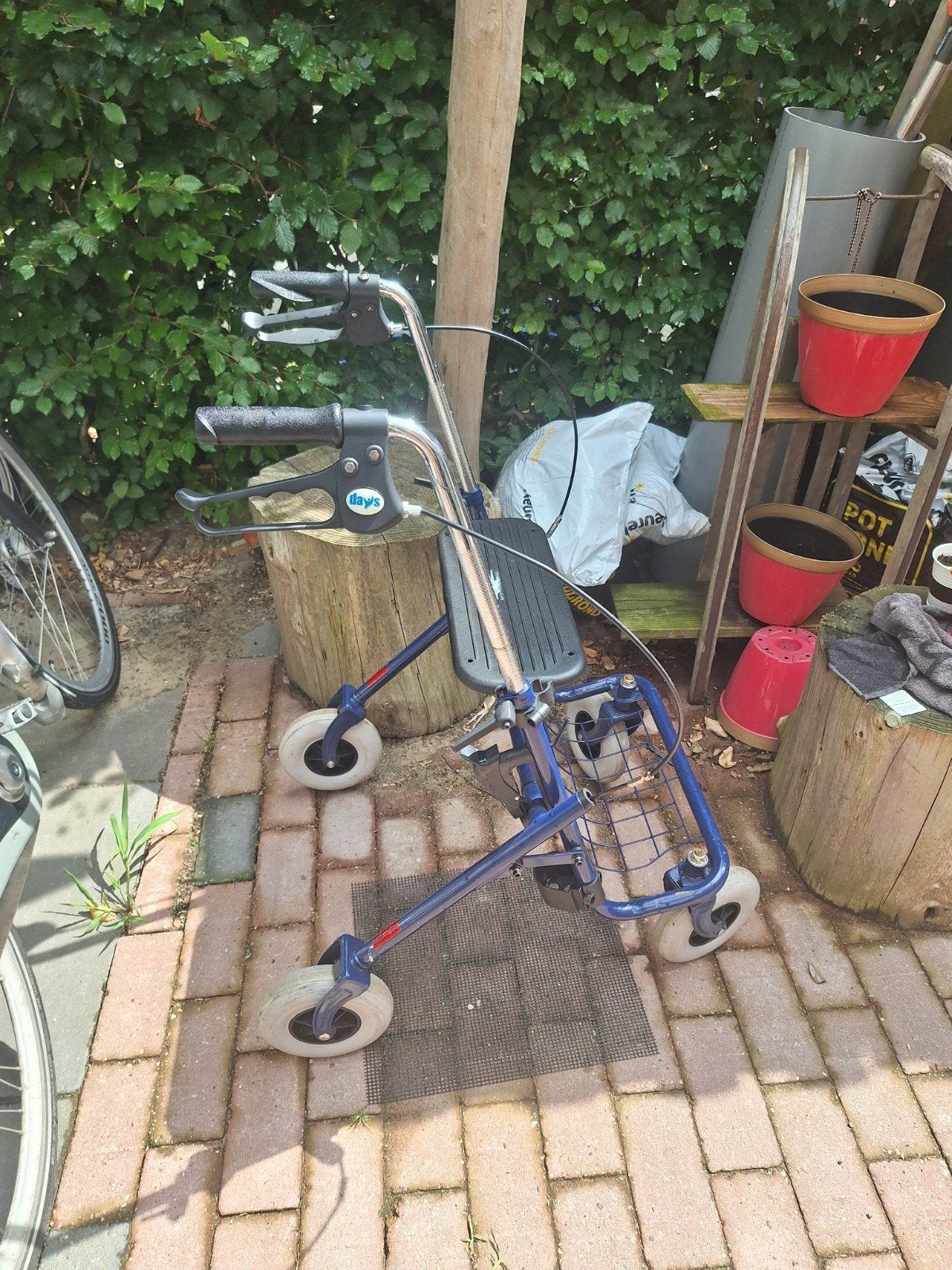 Rollator, Ophalen, Opvouwbaar