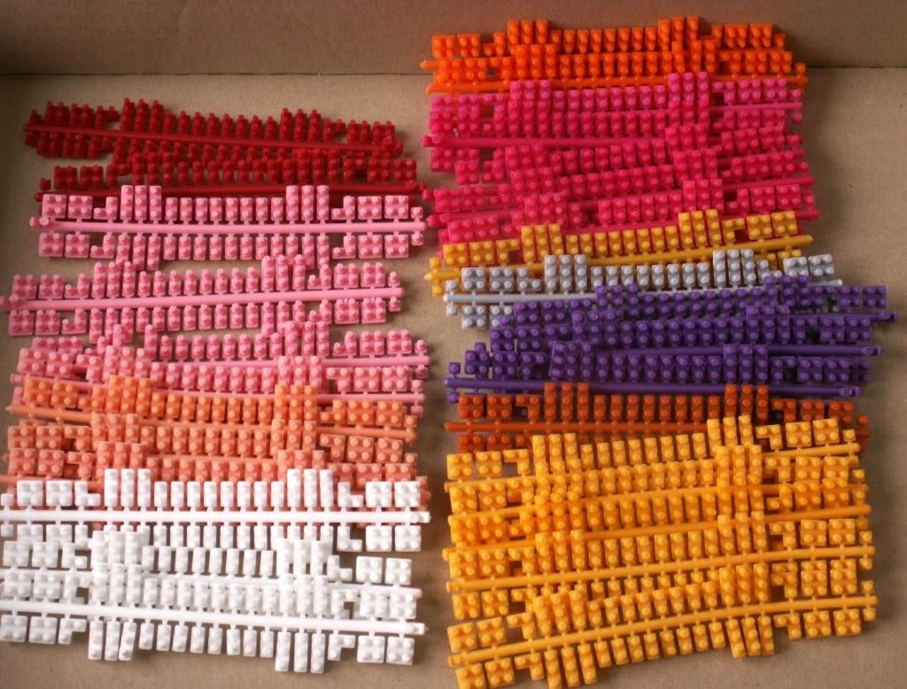 30 Ministeck kleuren strips div. kleuren, Hobby en Vrije tijd, Ministeck, Ophalen of Verzenden, Nieuw, Losse ministeck of Strip