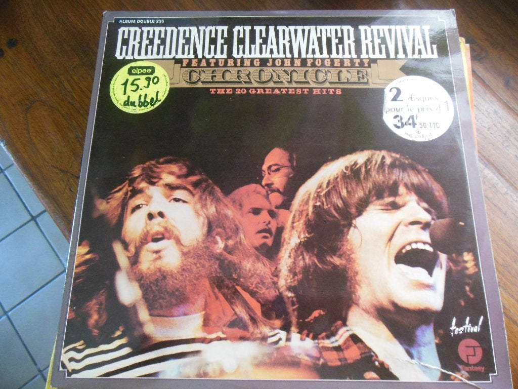 2 lp creedence clearwater revival  20 greatest hits album, Cd's en Dvd's, Vinyl | Rock, Gebruikt, Ophalen of Verzenden, Classic Rock