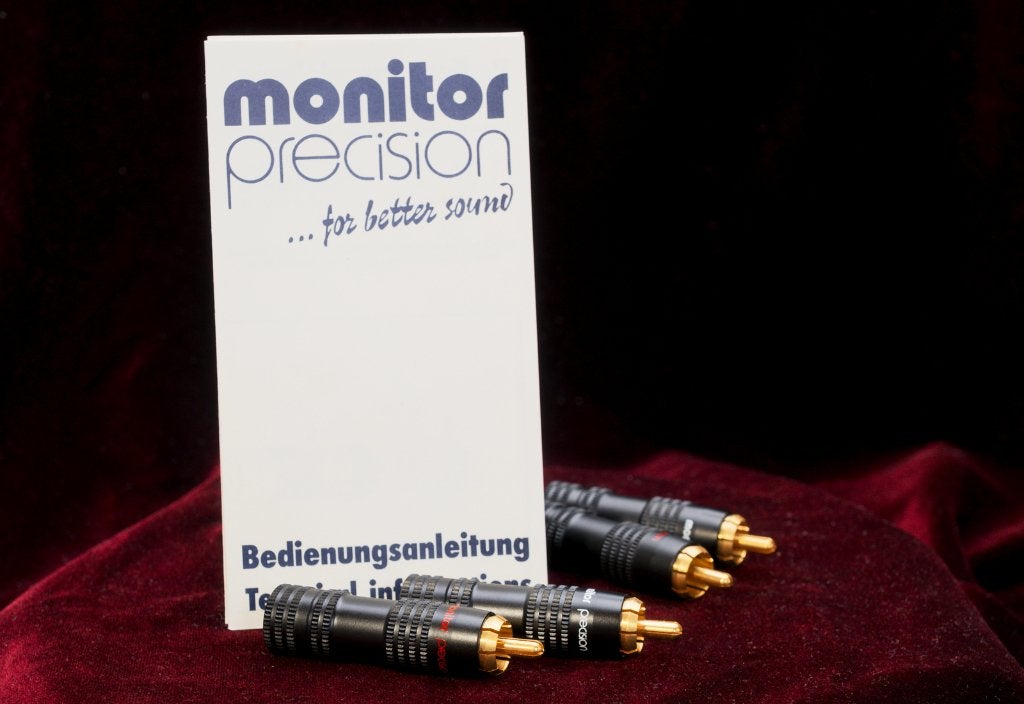 4 Monitor PC High-end Cinch connectors 24 K verguld - Nieuw!, Ophalen of Verzenden, Nieuw, Minder dan 2 meter, Overige kabels