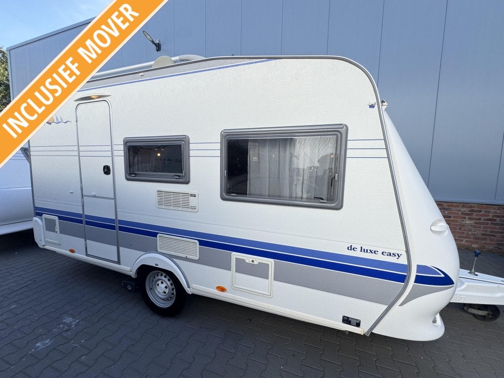 Hobby De luxe Easy 400 SF / topstaat / mover / voortent, Schokbreker, Hobby, Bedrijf, 750 - 1000 kg