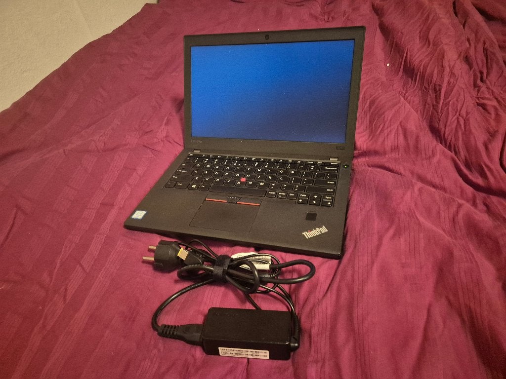 Lenovo Laptop X270 12 Inch 1TB SSD NVME 8 GB Geheugen, Lenova thinkpad, Met videokaart, 2 tot 3 Ghz, Qwerty
