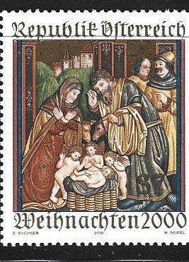 O 39 - 2000 - Oostenrijk/ Kerst, Ophalen of Verzenden, Overige landen, Gestempeld