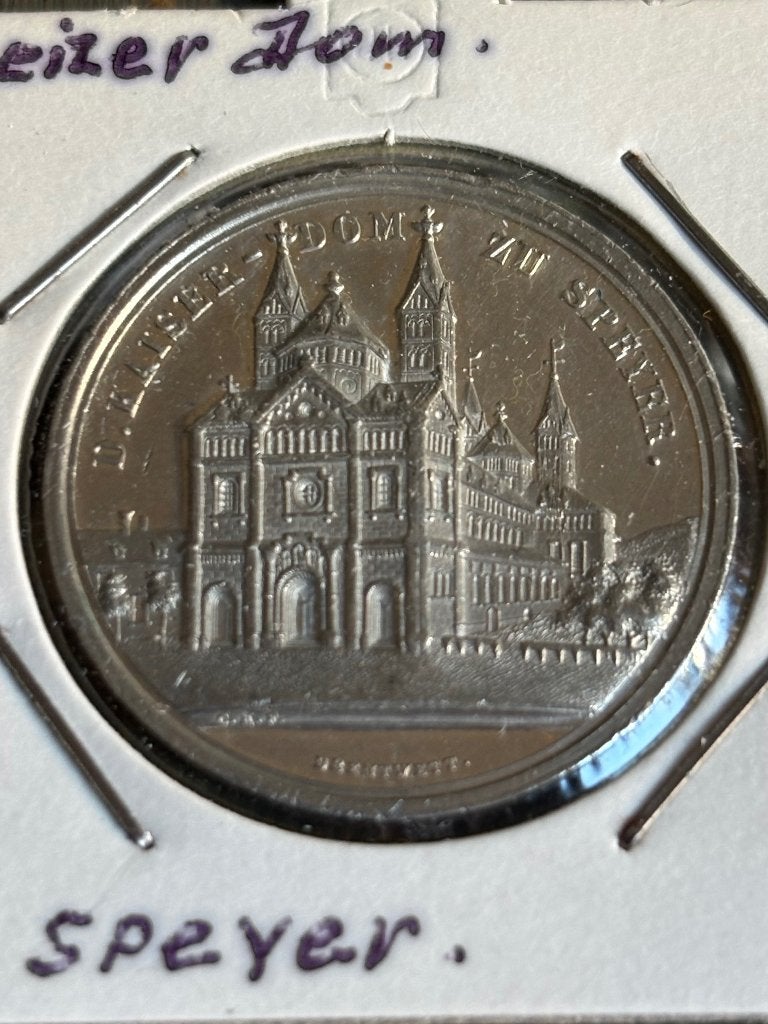 Munt Hertogdom Speyer / maagd Maria, Ophalen of Verzenden, Overige materialen, Buitenland