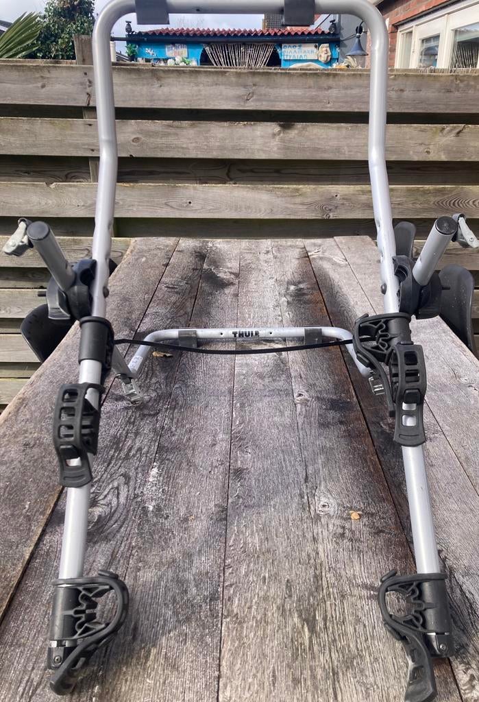 Thule achterklepfietsendrager, Auto diversen, Fietsendragers, Ophalen, Zo goed als nieuw, Dakdrager