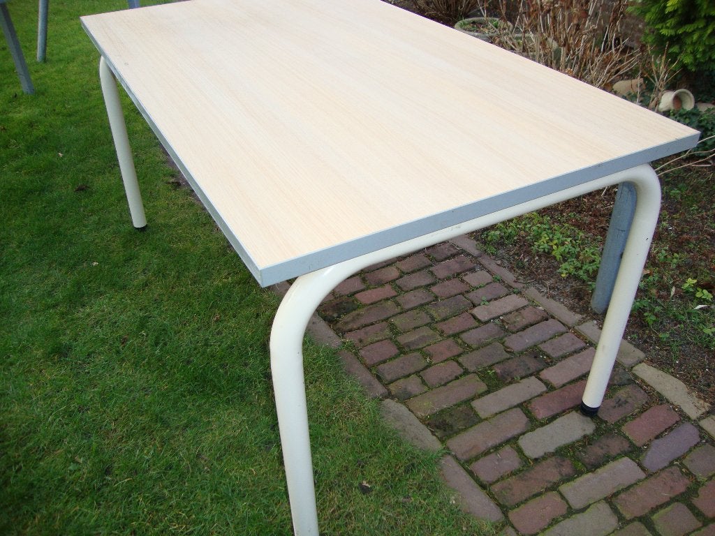 Werktafel met 2 stoelen, Ophalen, Overige typen, Gebruikt, Metaal