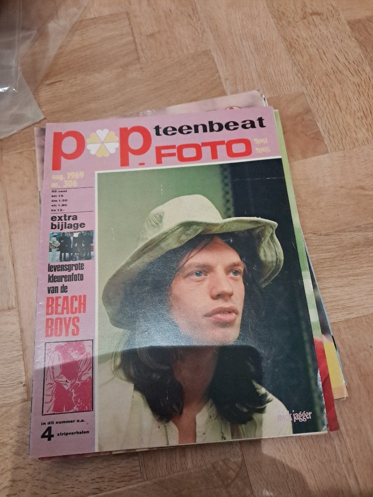 Popfoto - Incl. zgan Superposter The Beach Boys, Verzenden, Zo goed als nieuw, Boek, Tijdschrift of Artikel