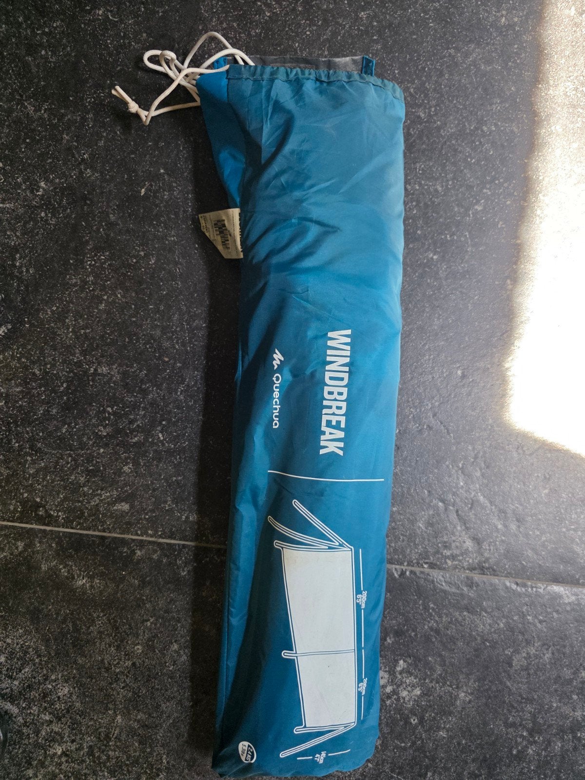 Quechua Windscherm - Ideaal voor camping en strand, Ophalen of Verzenden, Gebruikt