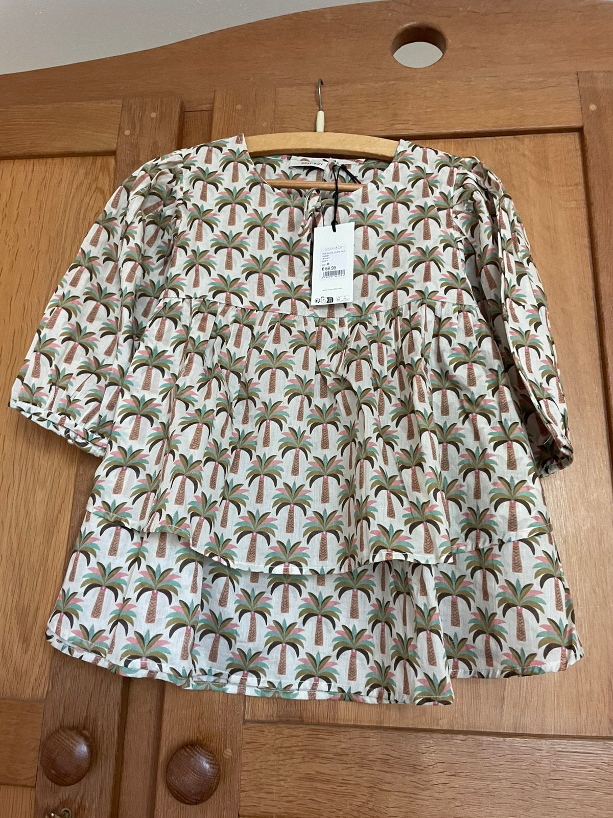 Sissi Boy blouse biologisch katoen, Kleding | Dames, Ophalen of Verzenden, Nieuw, Maat 38/40 (M), Meerkleurig
