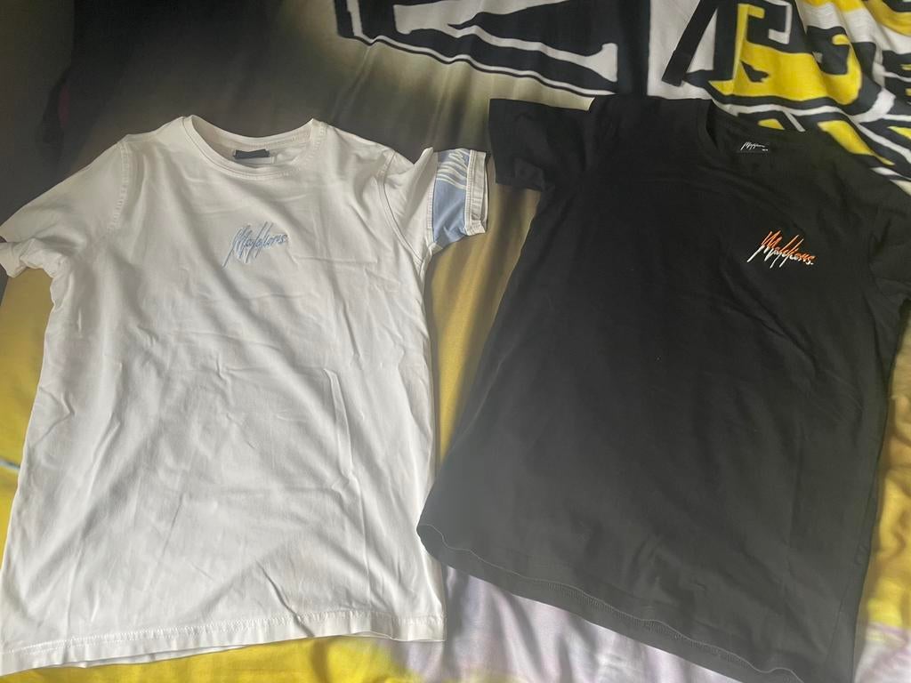 Madelions 2 tshirts samen €25, Kleding | Heren, T-shirts, Ophalen of Verzenden, Zo goed als nieuw, Overige maten, Wit
