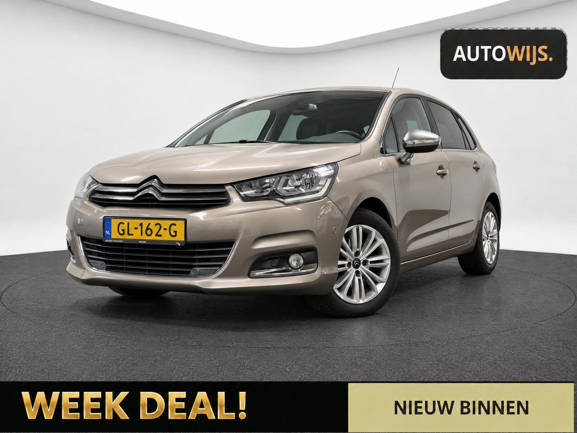Citroen C4 1.2 PureTech Feel Collection|AUT|NL AUTO|TREKHAAK, Auto's, Dealer onderhouden, Stof, 1199 cc, Origineel Nederlands