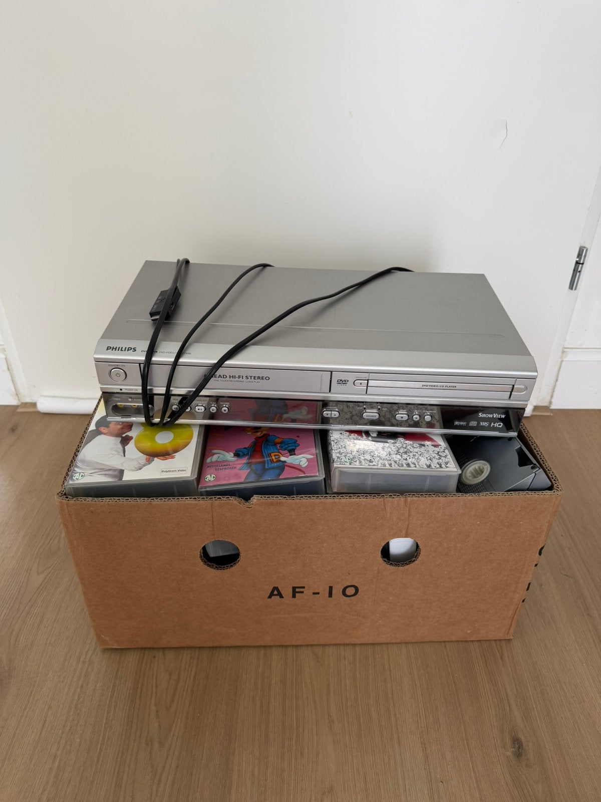 Philips DVP620VR DVD/VCR combi speler, Ophalen, Zo goed als nieuw, VHS-speler of -recorder