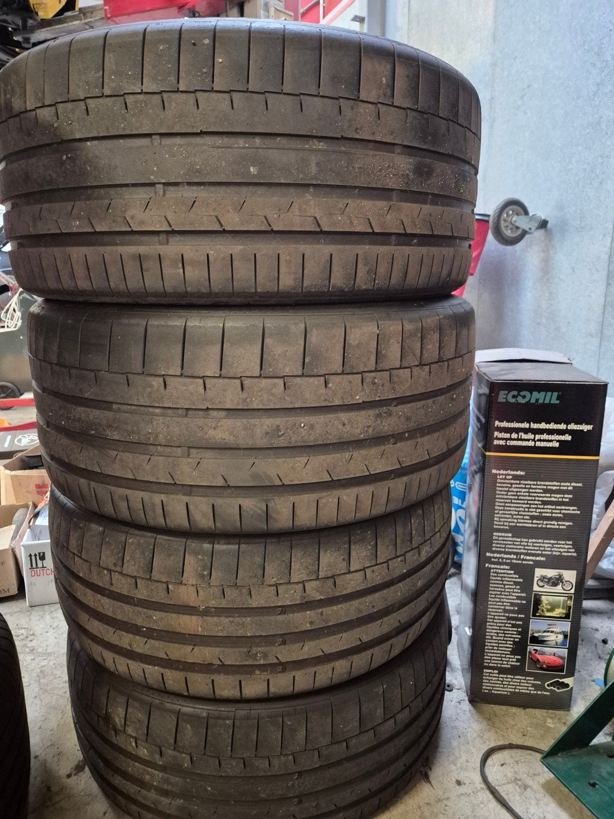 X3M Bandenset - Continental SportContact 6, Auto-onderdelen, Ophalen, Gebruikt, Overige, 21 inch