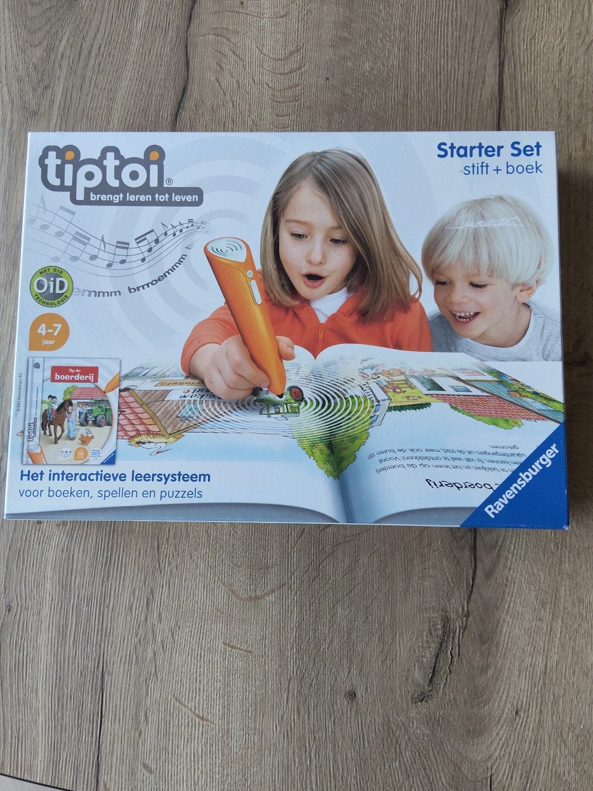 Tiptoi Starter Set Stift + Boek 'Op de boerderij', Verzenden, Zo goed als nieuw, Taal en Lezen