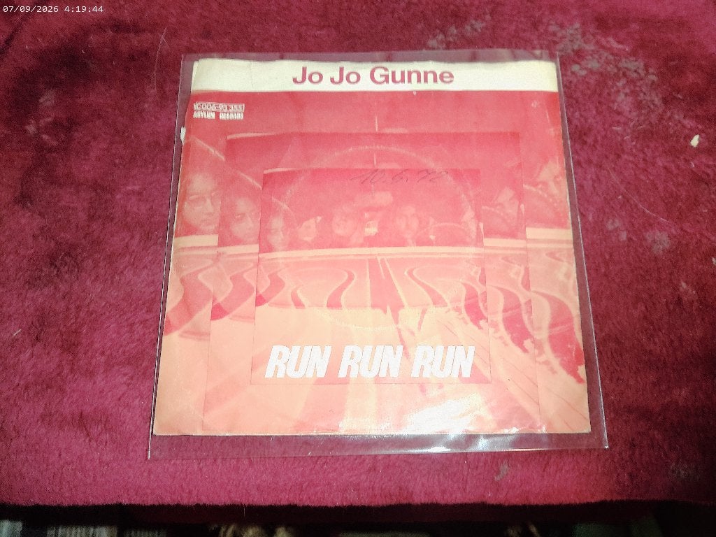 Jo Jo Gunne - Run run run / Barstow blue eyes, Gebruikt, Fotohoes, 7 inch, Ophalen of Verzenden