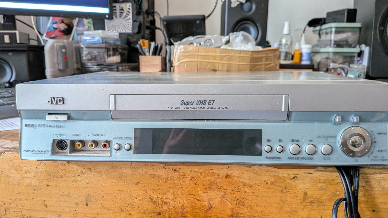 JVC HR-S7851EU Super VHS ET Videorecorder, Ophalen of Verzenden, Gebruikt, VHS-speler of -recorder