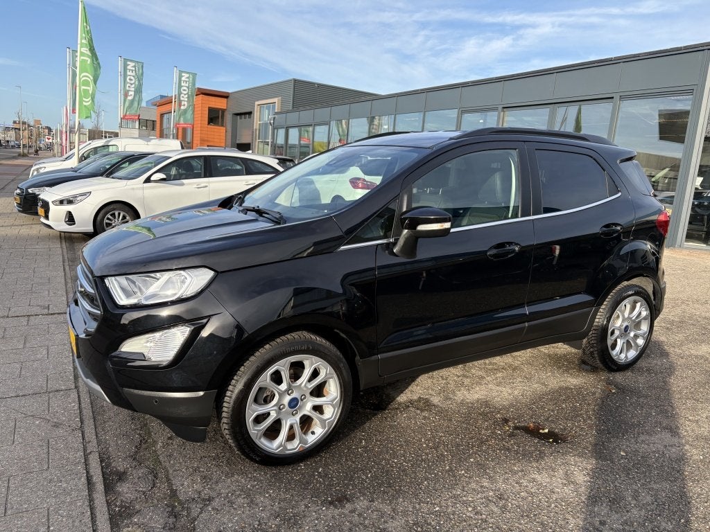 Ford EcoSport 1.0 EcoBoost Titanium (bj 2022), Auto's, Voorwielaandrijving, Gebruikt, Ecosport, Zwart
