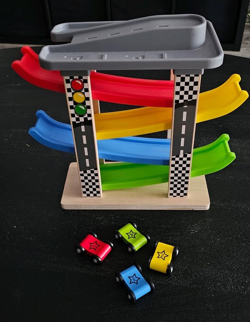 Playtive Racing Tower met 4 auto's, Ophalen, Nieuw, Overige aandrijving, Racebaan