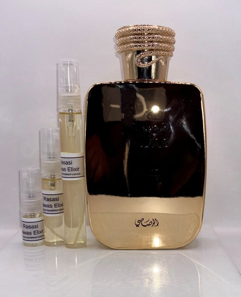 Rasasi - Hawas Elixir parfum sample | decant 2ml-5ml-10ml, Verzenden, Nieuw