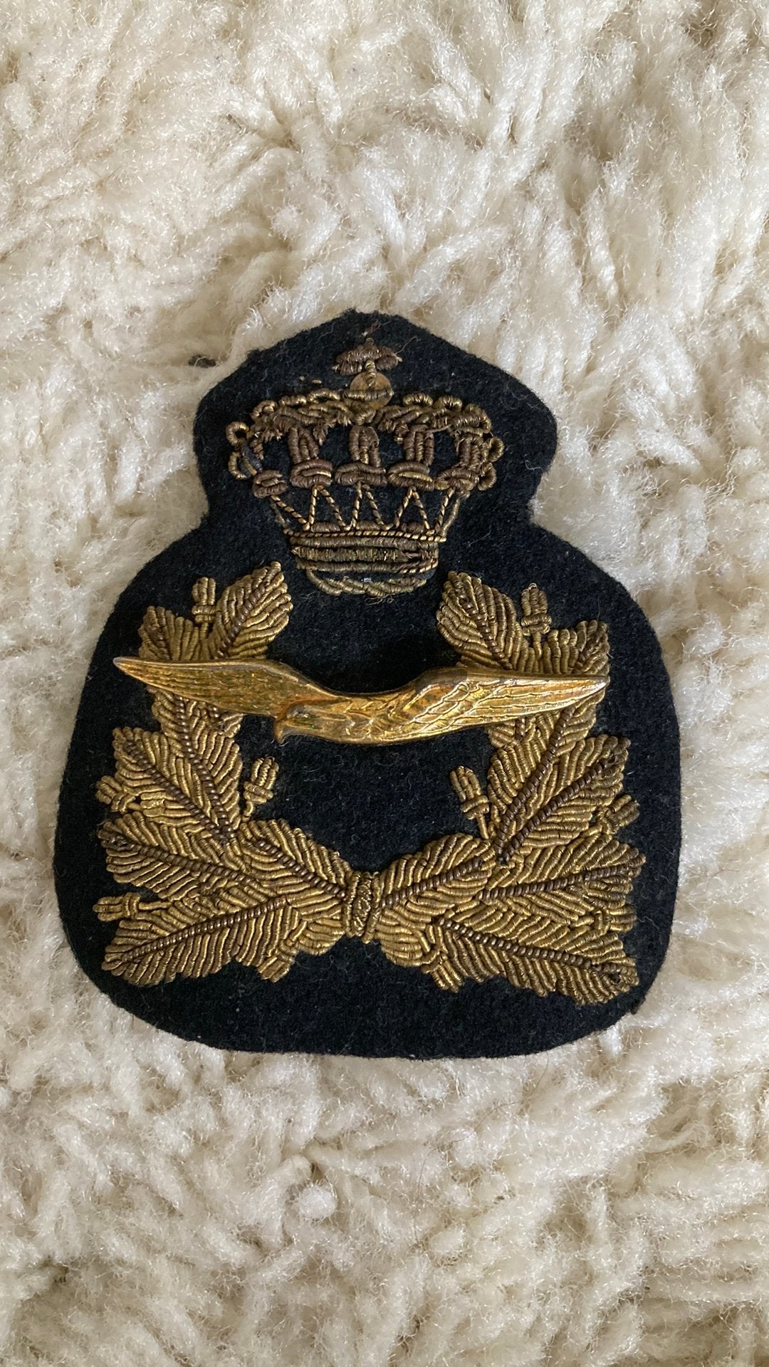 Koninklijke Luchtmacht petembleem, Ophalen of Verzenden, Luchtmacht, Nederland, Embleem of Badge