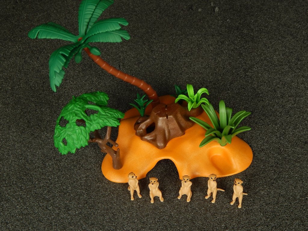 Playmobil setje Stokstaartjes, Kinderen en Baby's, Wild life, Losse onderdelen, Ophalen of Verzenden, Zo goed als nieuw