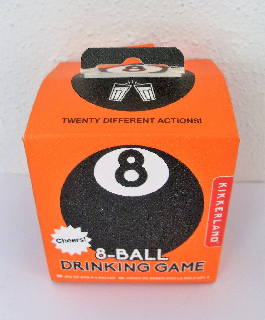 8-Ball Drinking Game Biljart Bal nr. 8 Drinkspel, Vijf spelers of meer, Ophalen of Verzenden, Nieuw, Kikkerland
