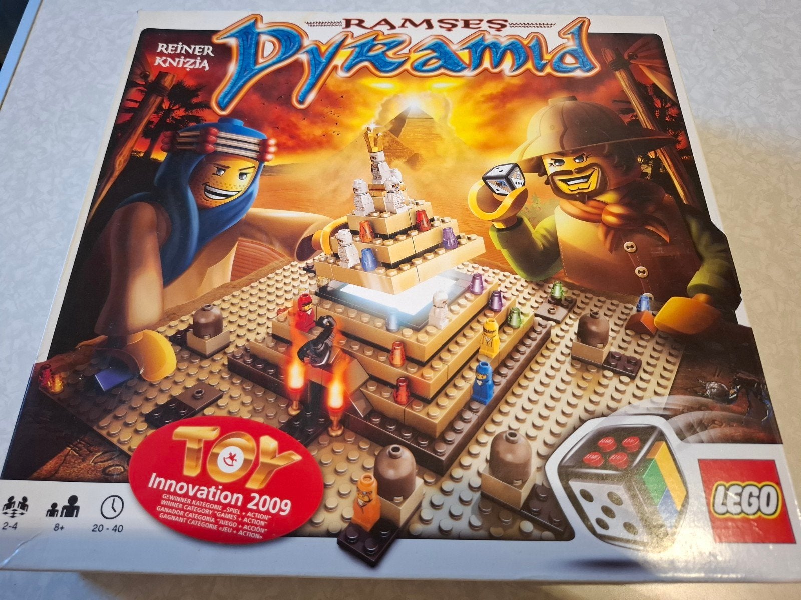 Lego 3843 Spel Ramses Pyramid, Ophalen of Verzenden, Zo goed als nieuw