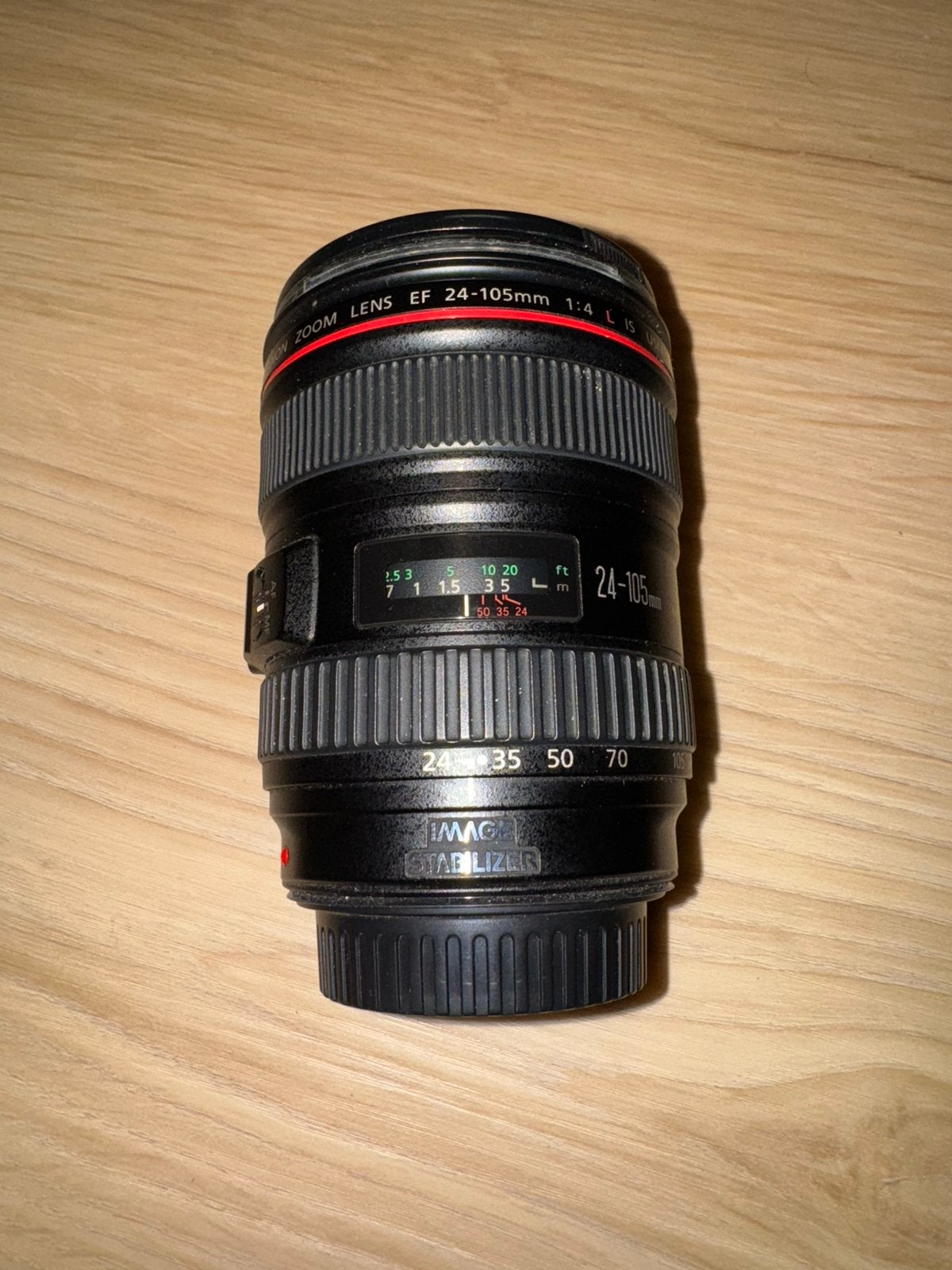 Canon EF Lens UMS 24-105 mm + lichtkap (Full Frame), Ophalen, Zo goed als nieuw, Telelens