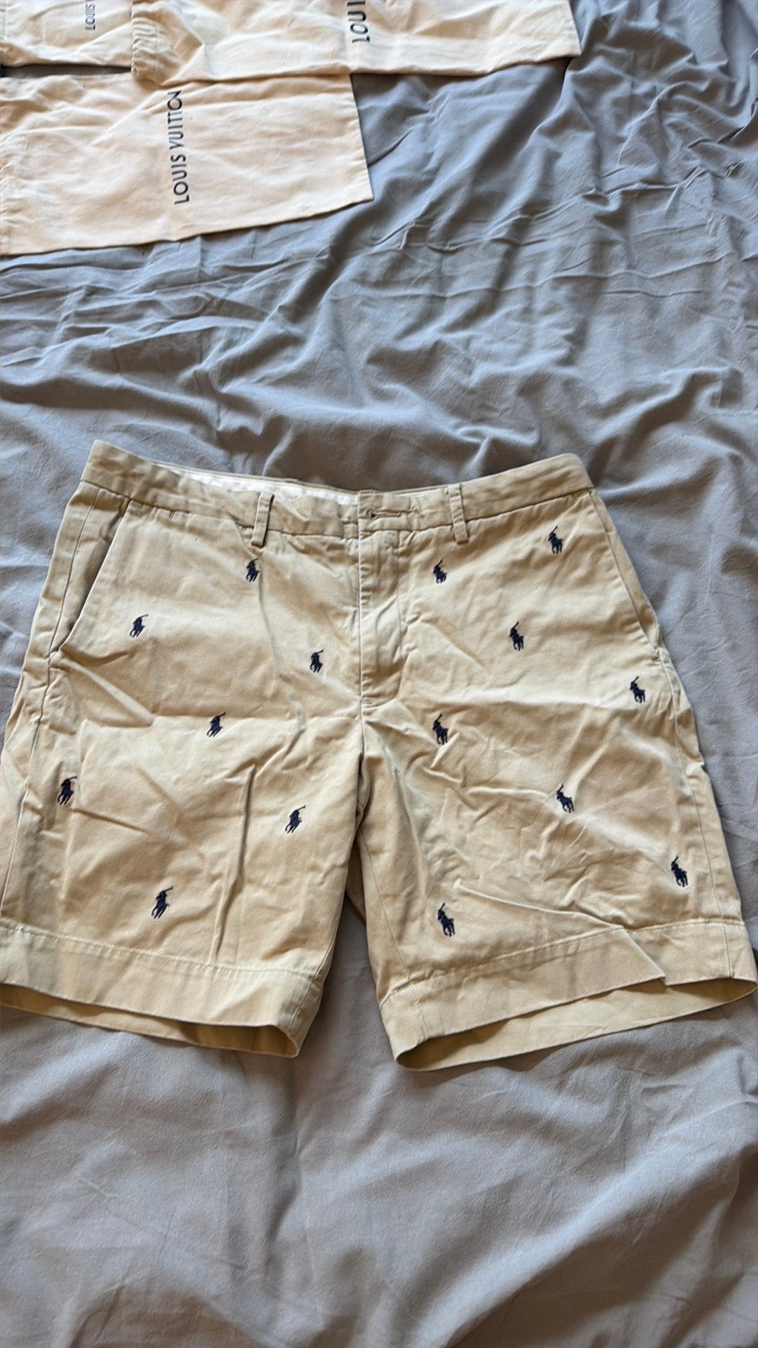 Zeer gewilde ralph lauren korte broek maat 34 ZGAN, Ophalen of Verzenden, Zo goed als nieuw, Blauw