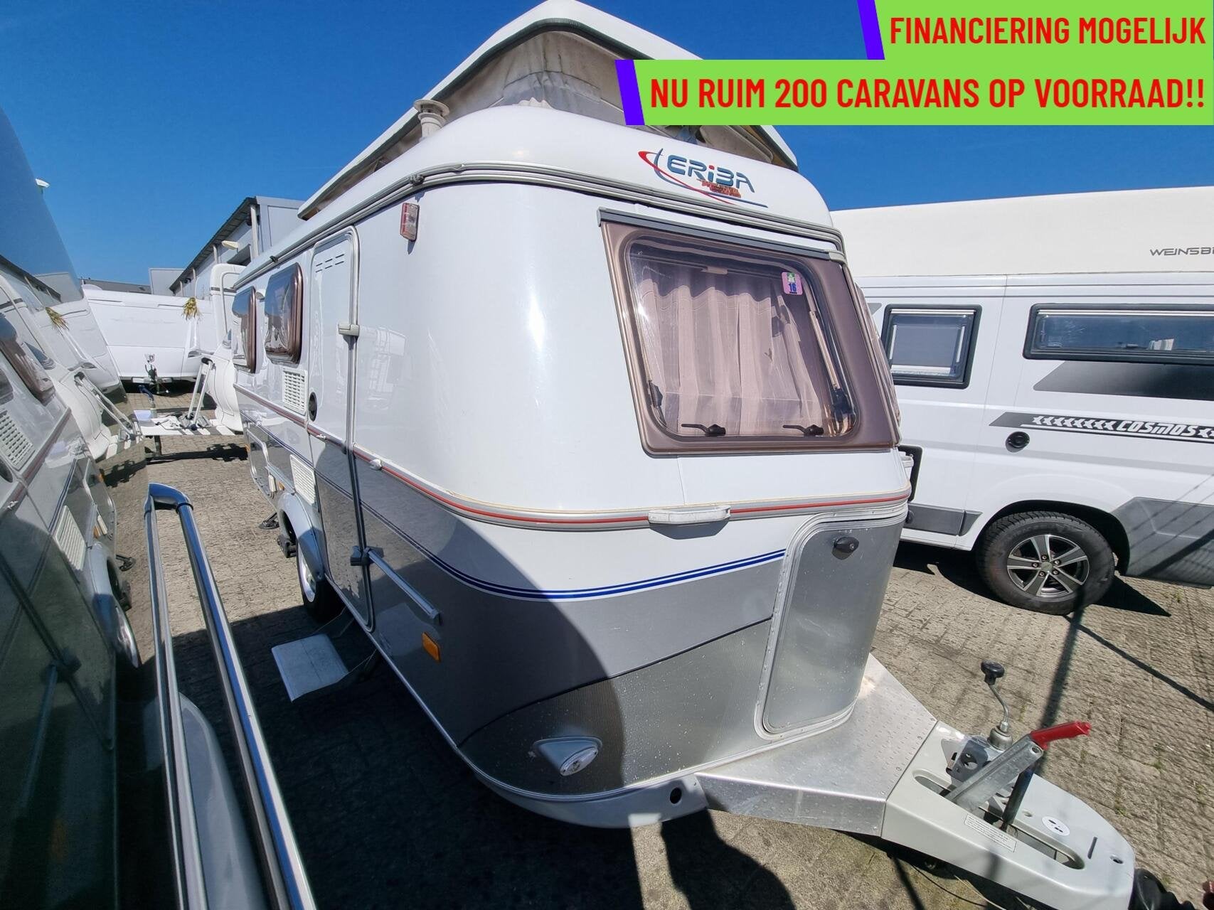 Eriba TROLL 550 GT MOVER + DWARSBED + HEFDAK + VOORTENT, Bedrijf, 5 tot 6 meter, Eriba, Mover