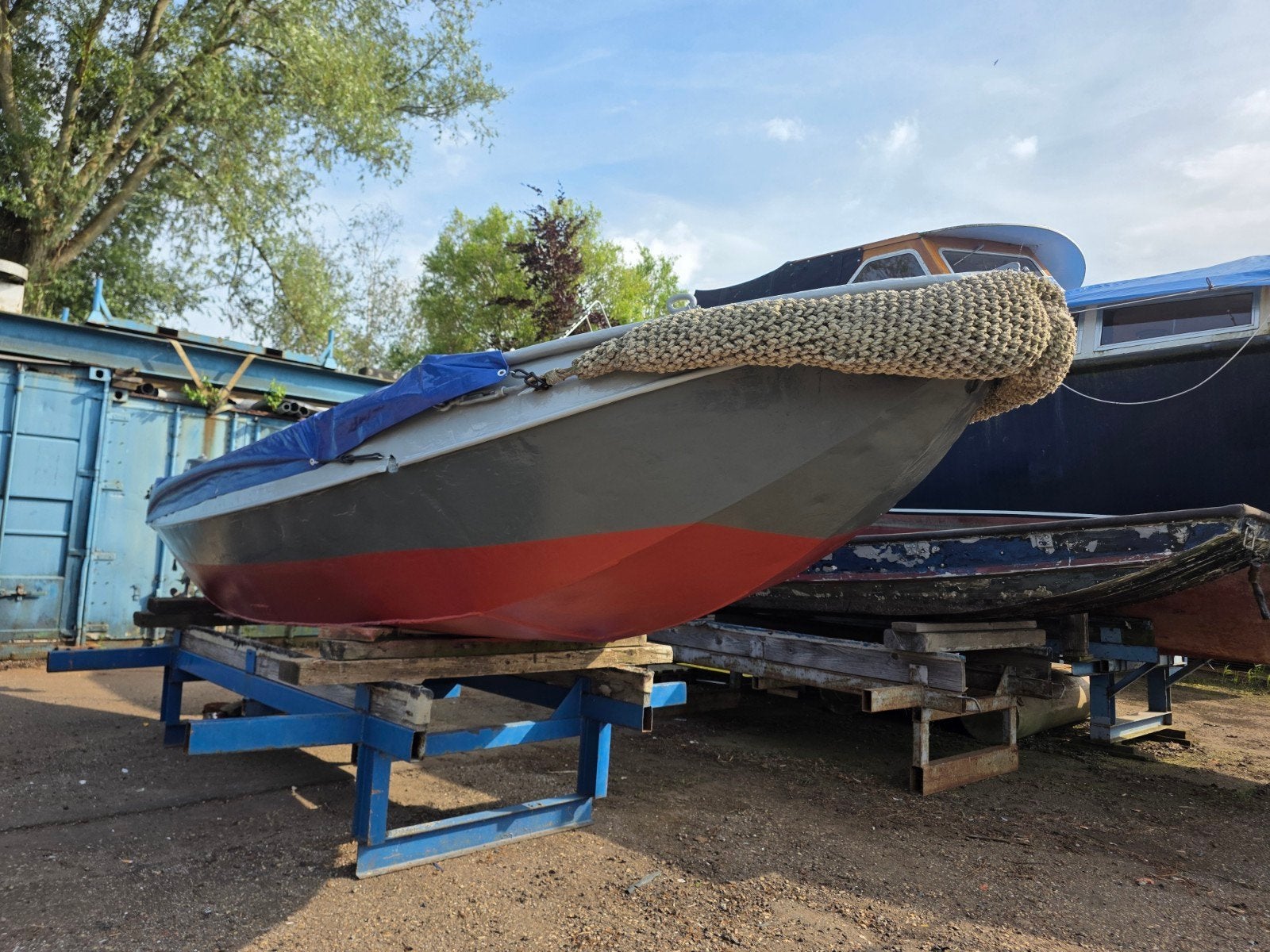 Stalen sloep -, Watersport en Boten, Ophalen of Verzenden