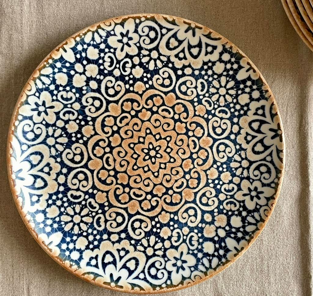 Bonna dinerborden type Alhambra, Ophalen of Verzenden, Zo goed als nieuw, Overige stijlen, Bord(en)